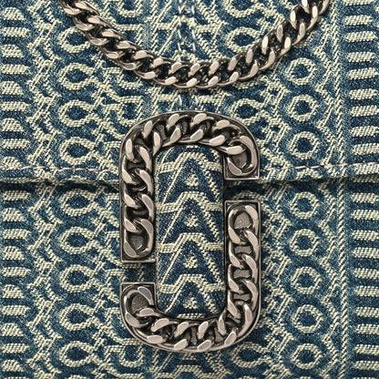 Marc Jacobs Denim St. Marc Mini Top Handle Bag Blue 7 of 9