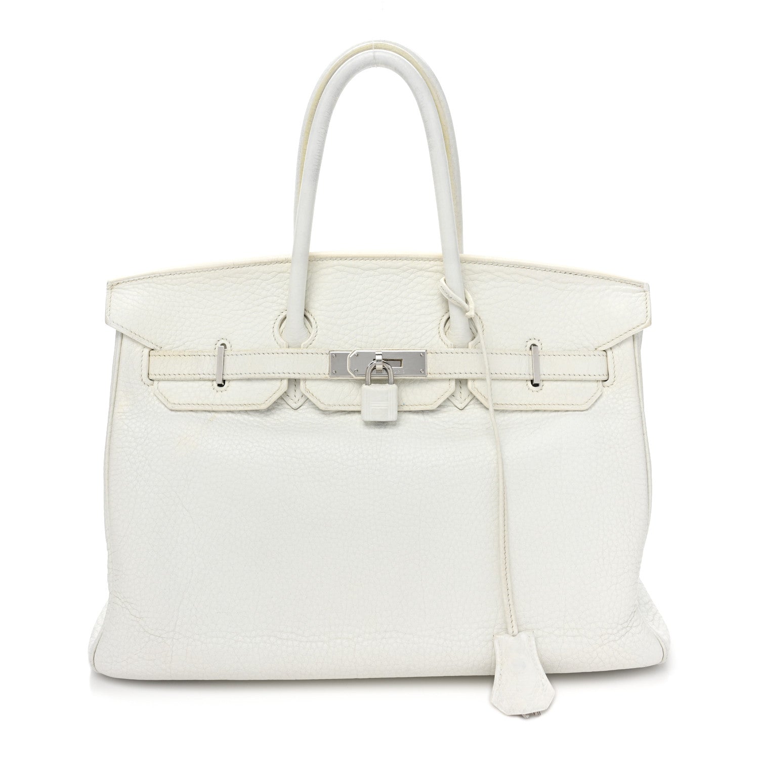 Hermes Taurillon Clemence BIRKIN 35 White 1 of 18