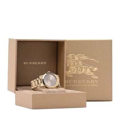 Burberry Stainless Steel 34mm The City Quartz Watch Champagne BU9134 5 of 5