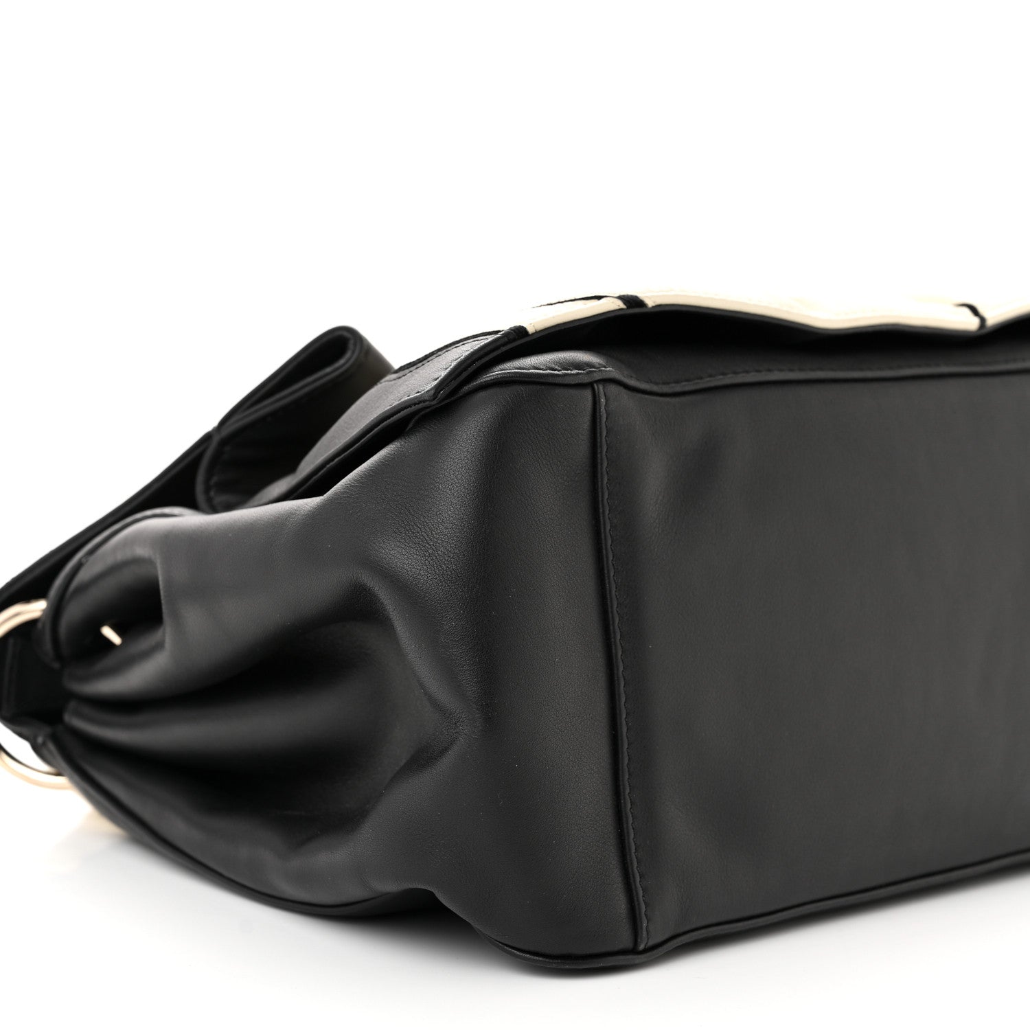 Valentino Garavani Lambskin Snakeskin Bloomy Crossbody Bag Black 9 of 12
