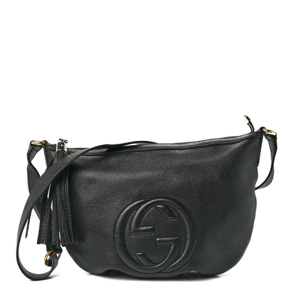 Gucci Pebbled Calfskin Small Soho Hobo Black 1 of 13