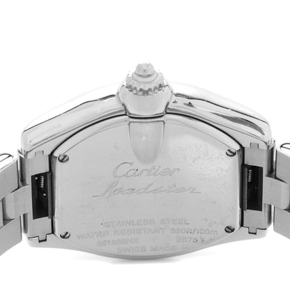 Cartier Stainless Steel 31mm Roadster Quartz Watch Pink 4 of 5