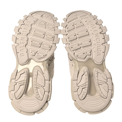 Balenciaga Mesh Nylon Womens Track Hike Sneakers 39 Full Beige 5 of 8