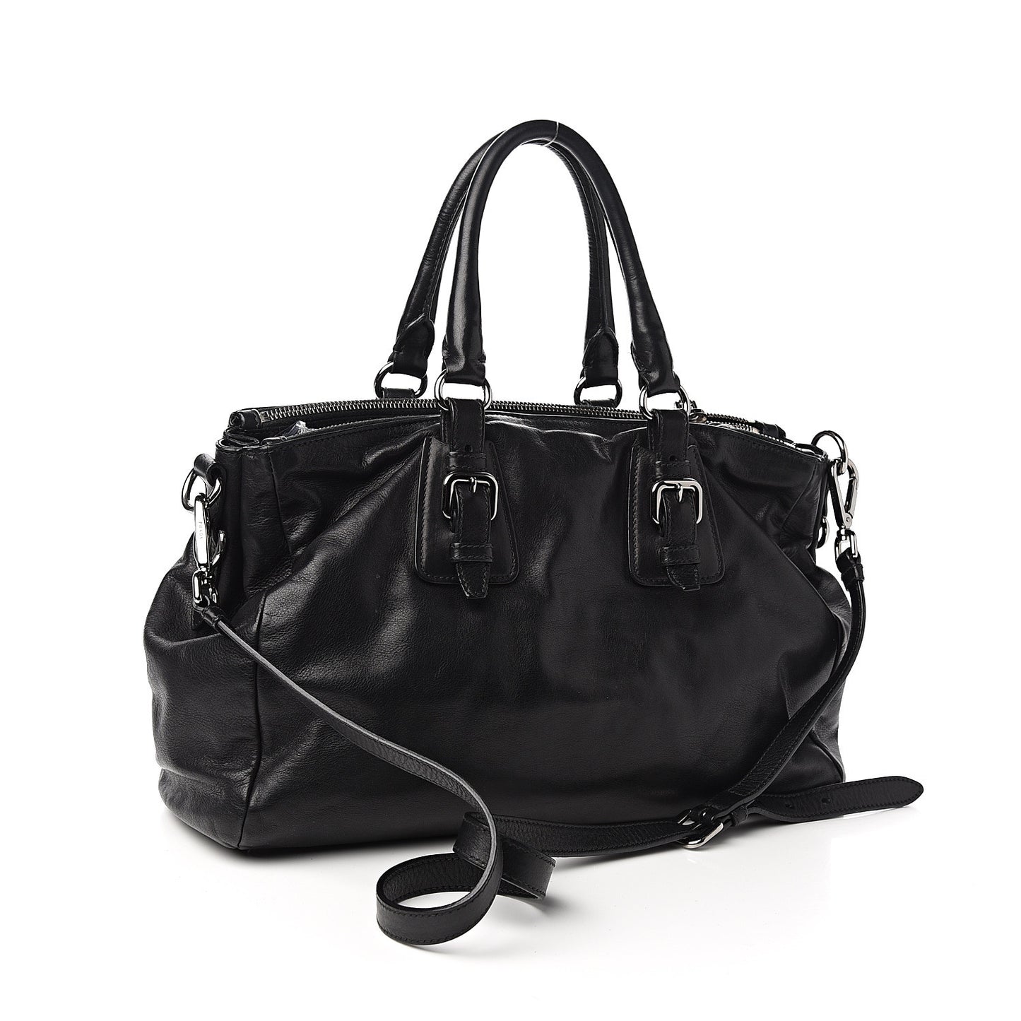 Vitello Shine Bauletto Black