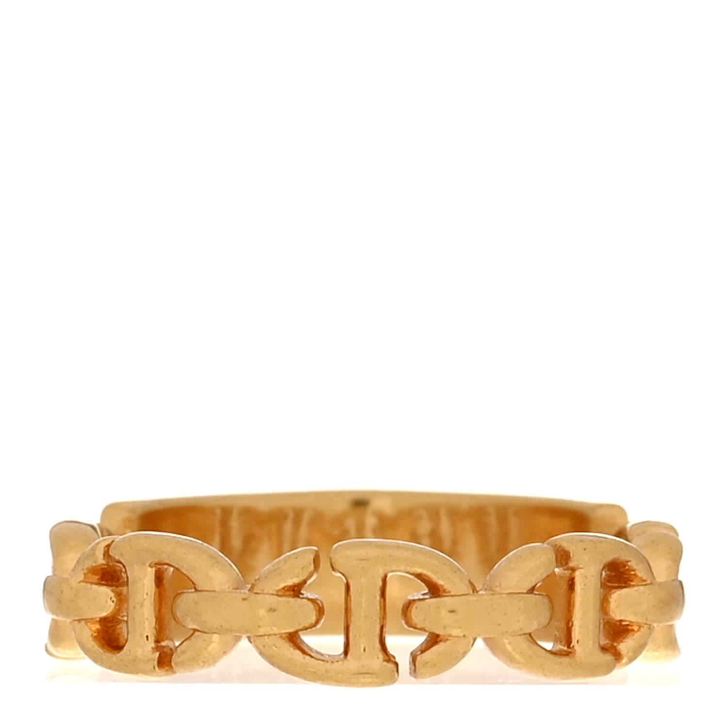 Christian Dior Metal Dior Club Ring S Gold 1 of 4
