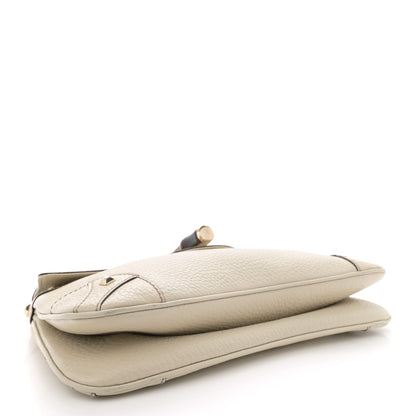 Gucci Pebbled Calfskin Bamboo Chain Bag White 4 of 12