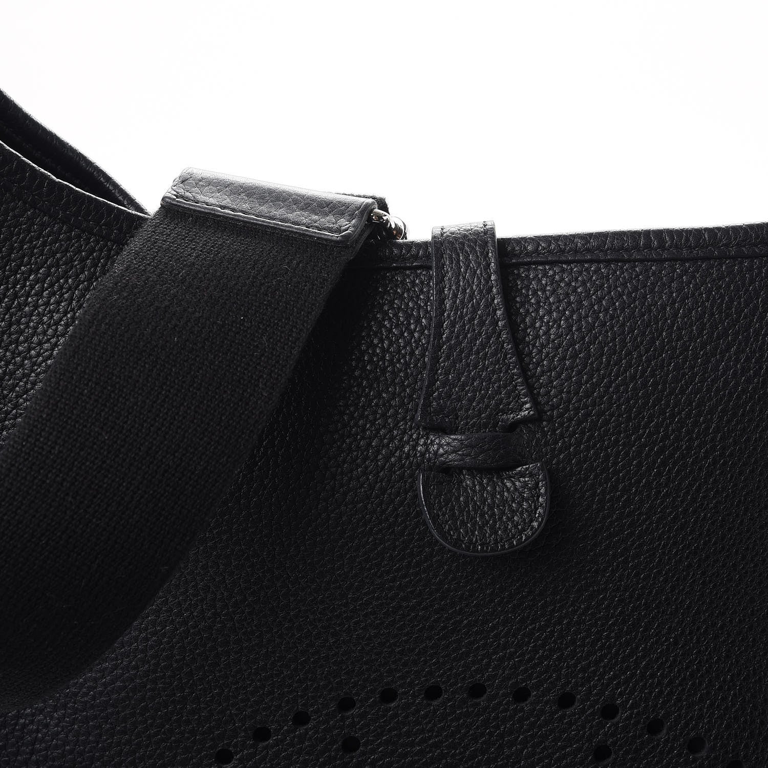 Hermes Taurillon Clemence Evelyne III PM Black 8 of 10