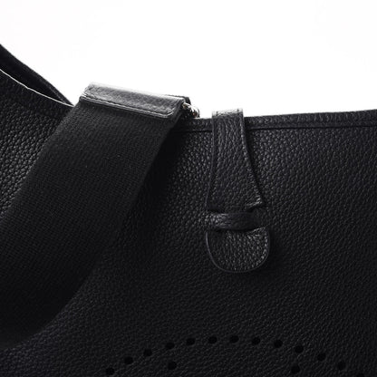 Hermes Taurillon Clemence Evelyne III PM Black 8 of 10