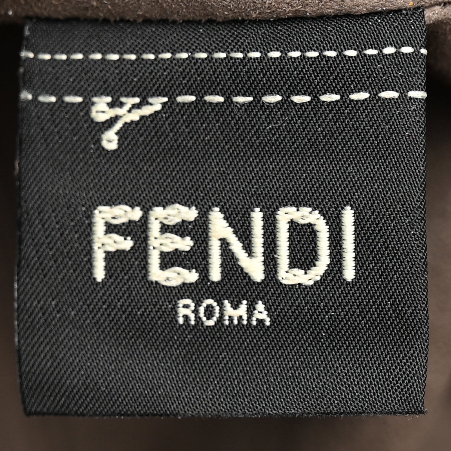 Fendi Vitello Grace F is Fendi Bi-Color FF 1974 Embossed Grande Mon Tresor Bucket Bag Maya Black Fragola 6 of 16