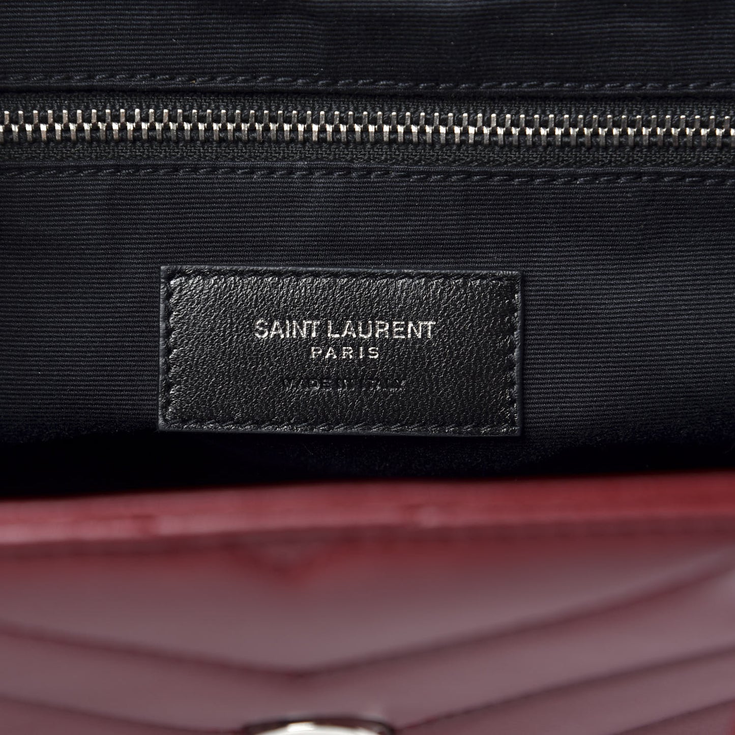 Calfskin Y Quilted Monogram Small Loulou Backpack Red