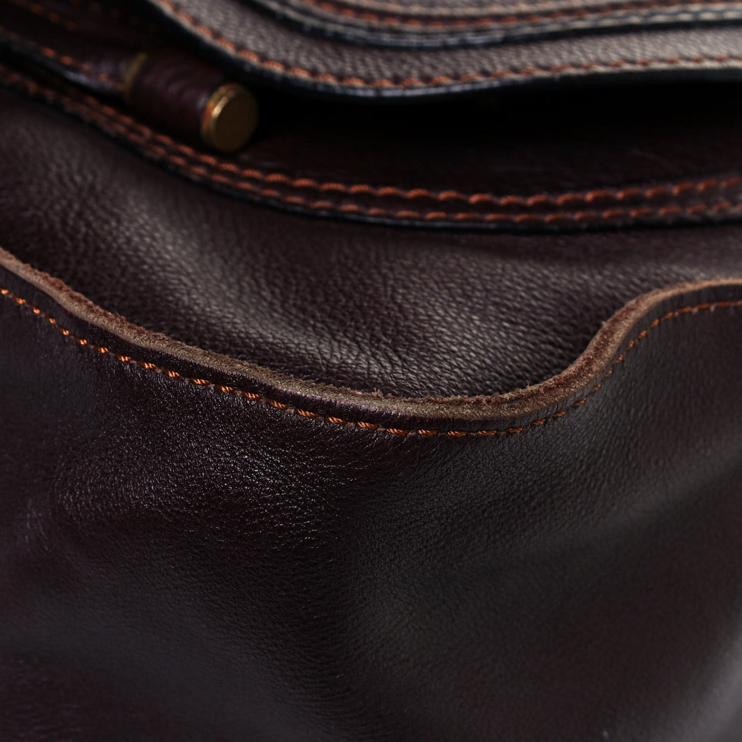 Calfskin Large Marcie Satchel Truffle