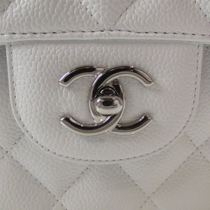 Chanel Caviar Jumbo Flap White 8 of 12