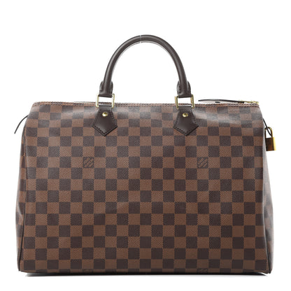 Louis Vuitton Damier Ebene Speedy 35 1 of 12