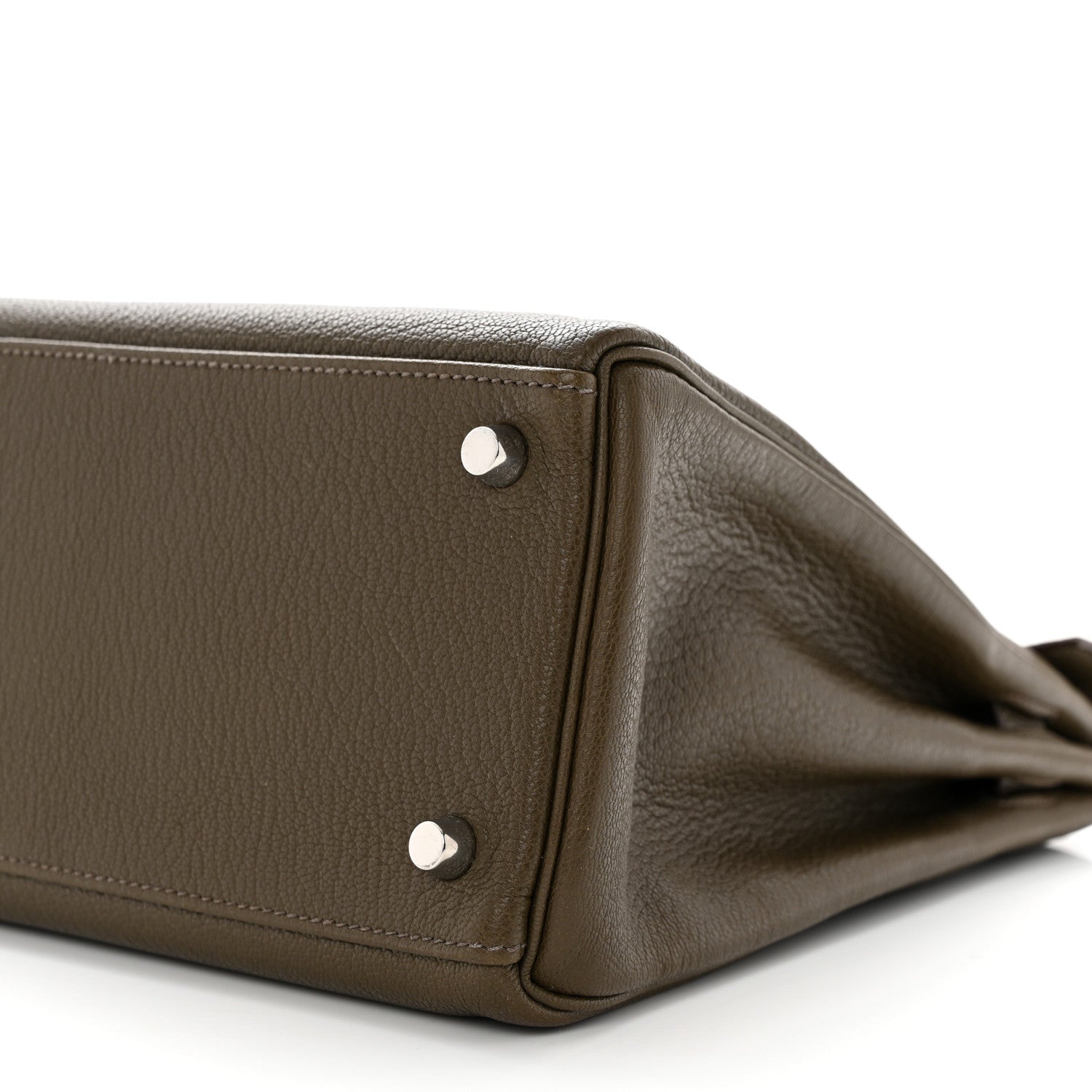 Hermes Chevre De Coromandel Kelly Retourne 32 Vert Olive 9 of 11