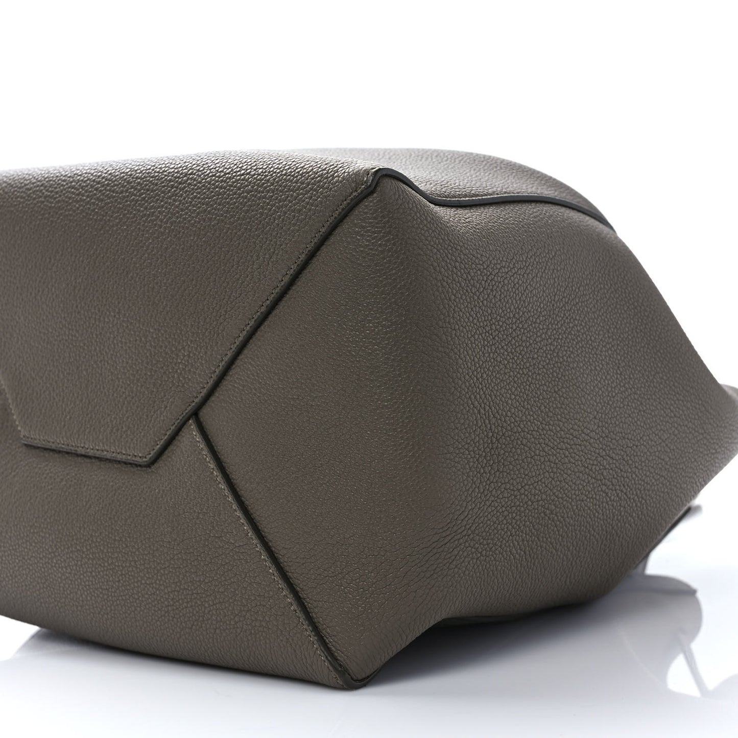 Soft Grained Calfskin Small Belt Cabas Phantom Taupe