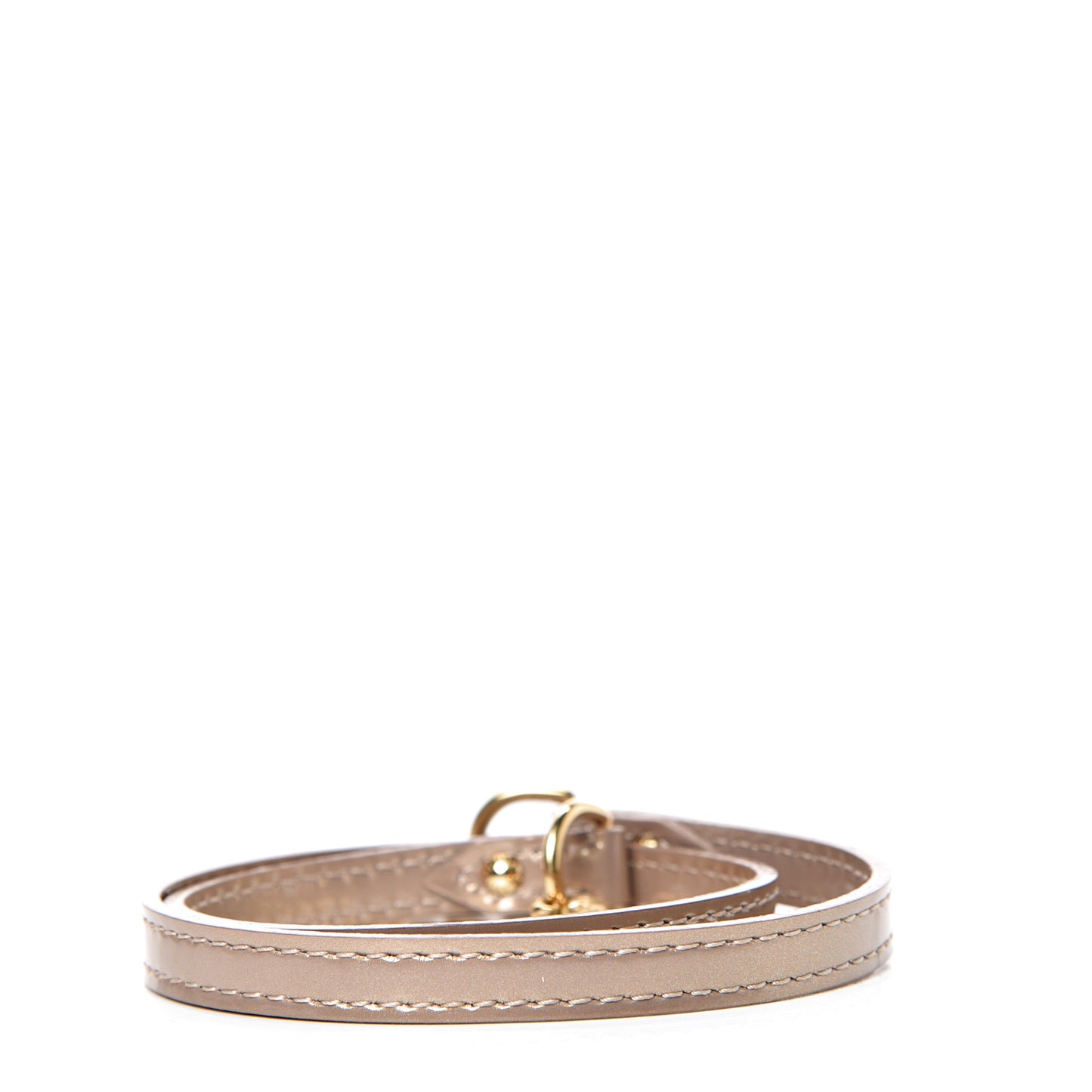 Patent Short Strap Beige Poudre