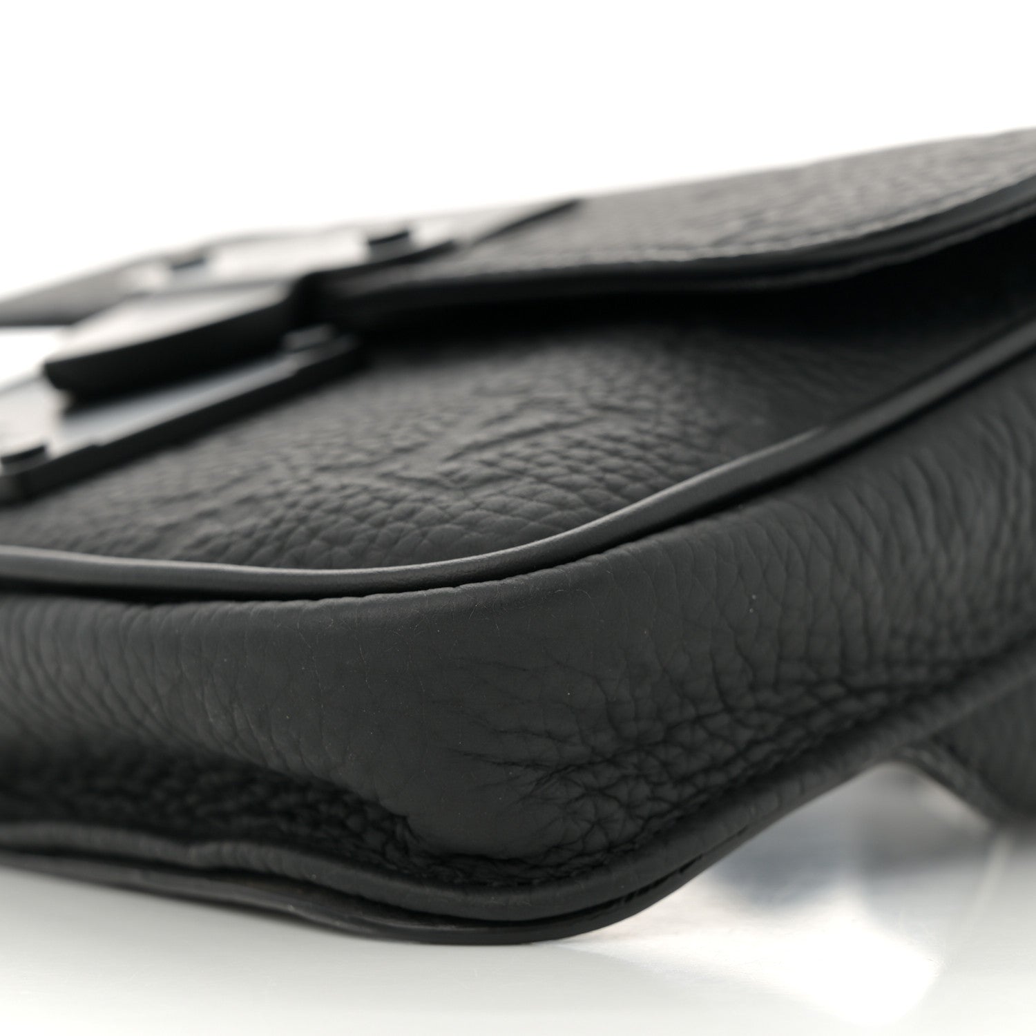 Louis Vuitton Taurillon Monogram S Lock Sling Bag Black 9 of 12