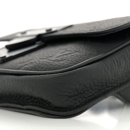 Louis Vuitton Taurillon Monogram S Lock Sling Bag Black 9 of 12