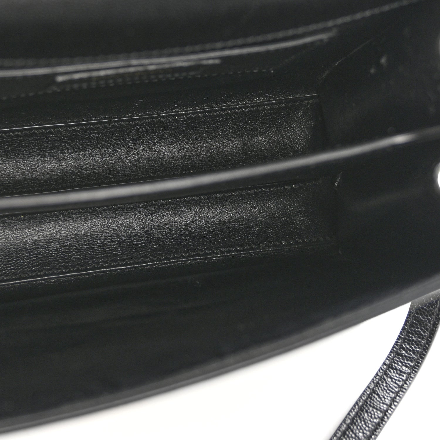 Saint Laurent Grain de Poudre Mini Classic Monogram Cassandra Top Handle Black 5 of 13