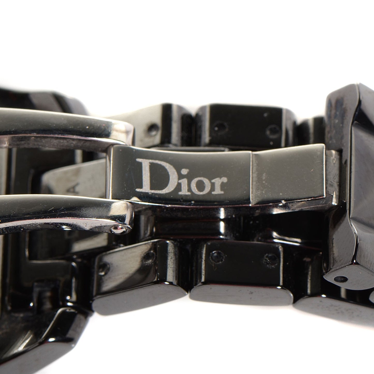 Stainless Steel Ceramic Diamond 33mm Dior VIII Automatic Watch Black
