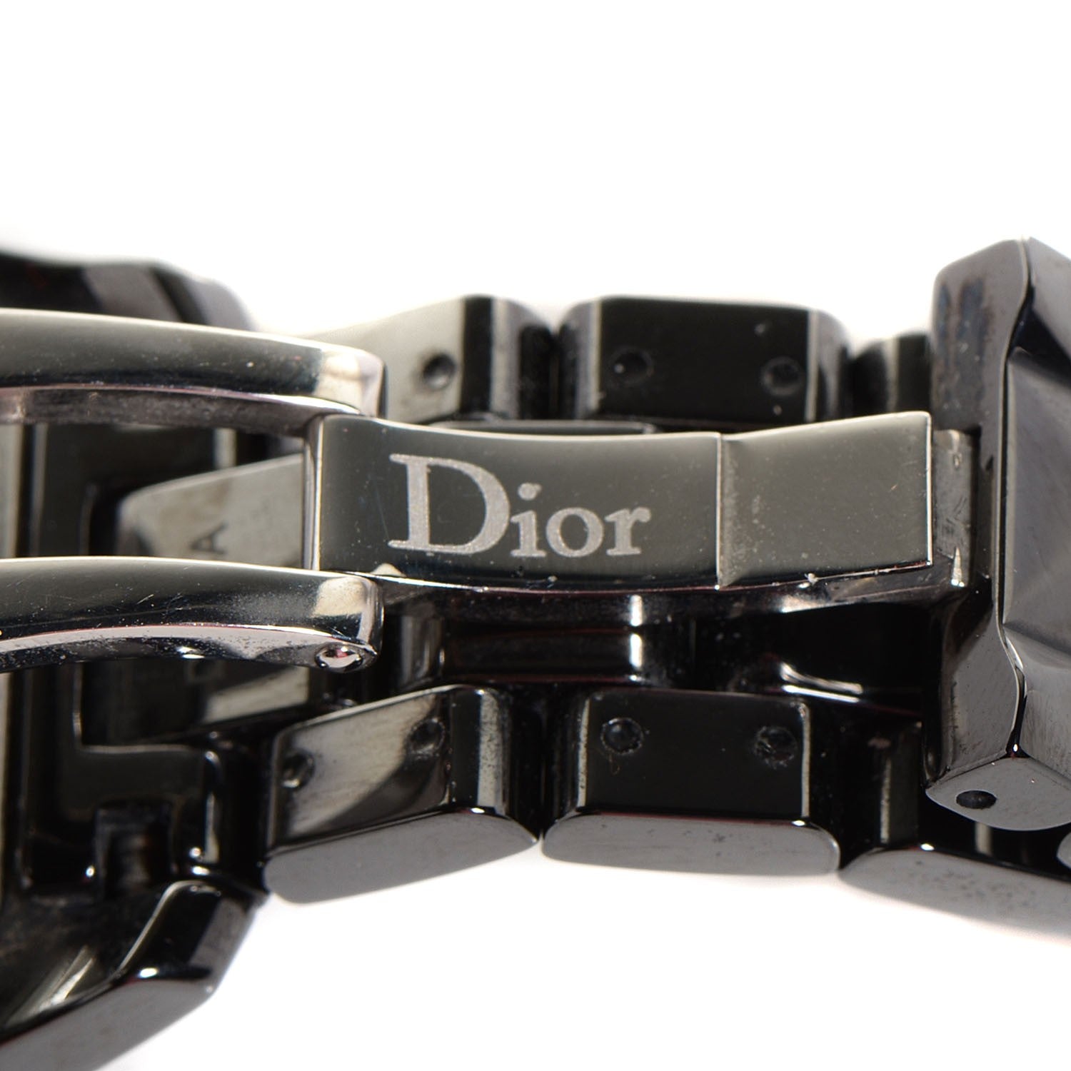 Christian Dior Stainless Steel Ceramic Diamond 33mm Dior VIII Automatic Watch Black 6 of 7