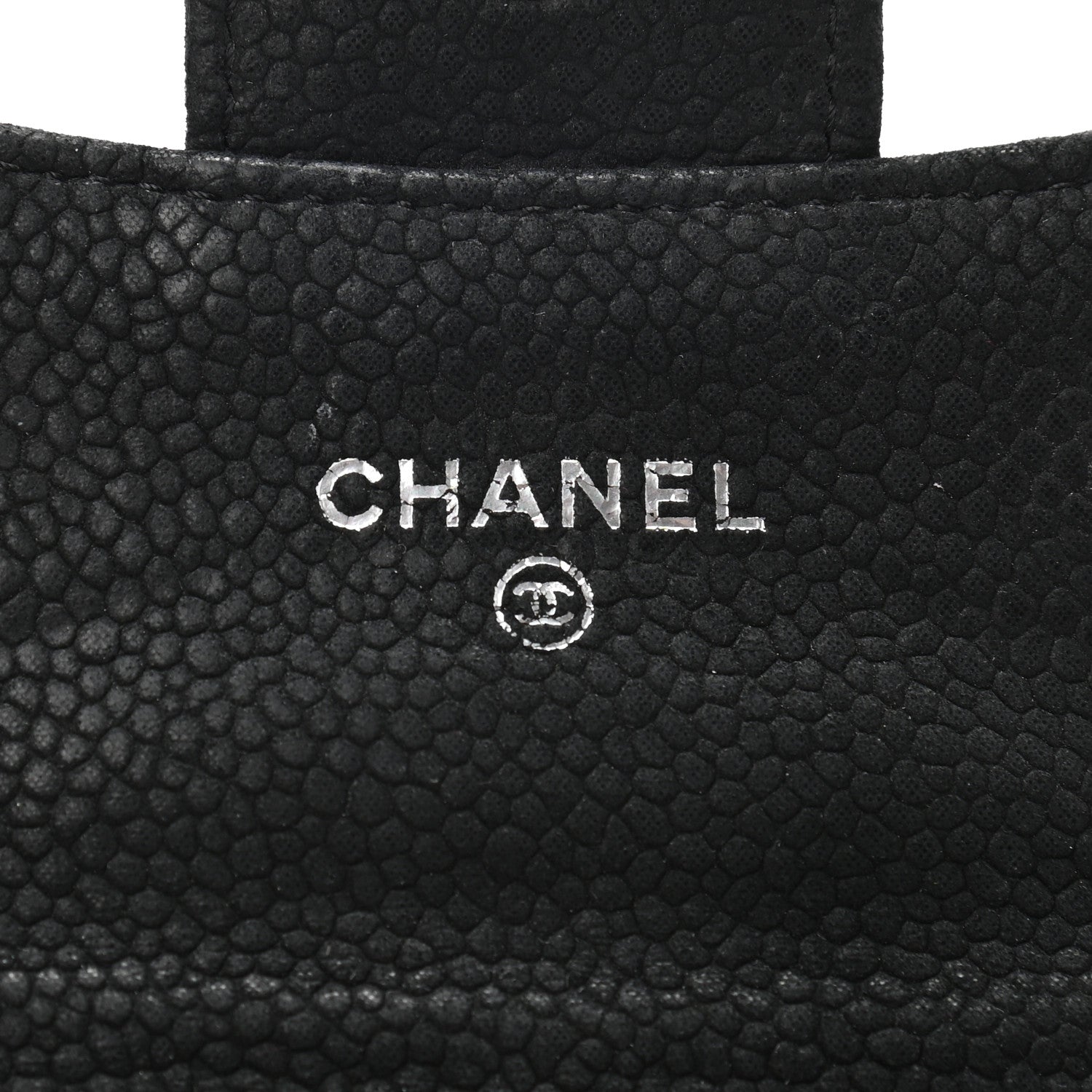 Chanel Iridescent Caviar Quilted Coin Purse Black 6 of 8