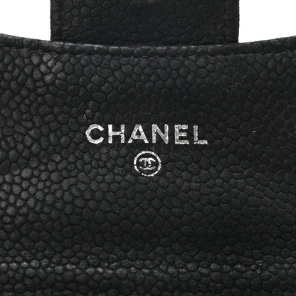 Chanel Iridescent Caviar Quilted Coin Purse Black 6 of 8