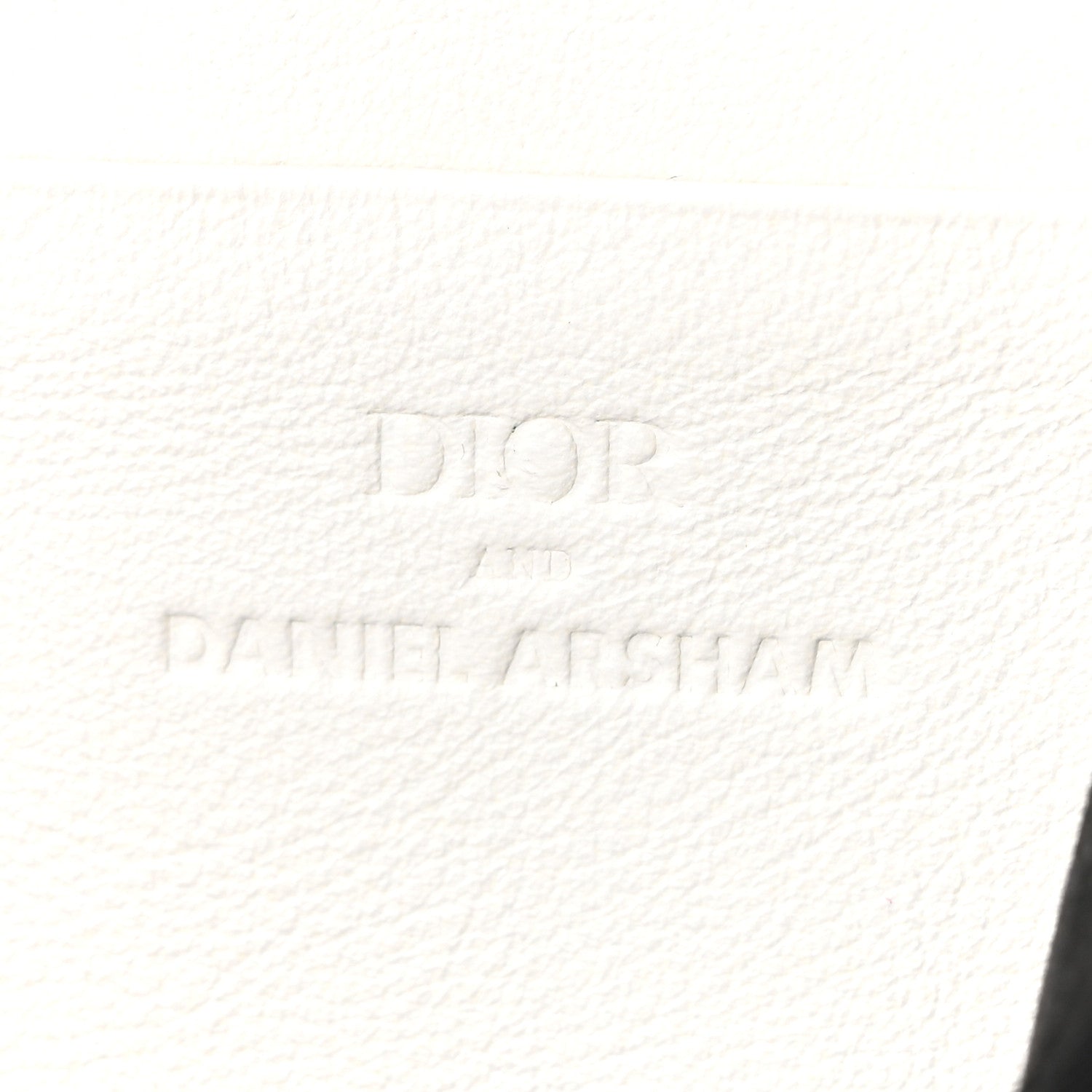 Christian Dior X DANIEL ARSHAM Grained Calfskin Newspaper Messenger White 6 of 9