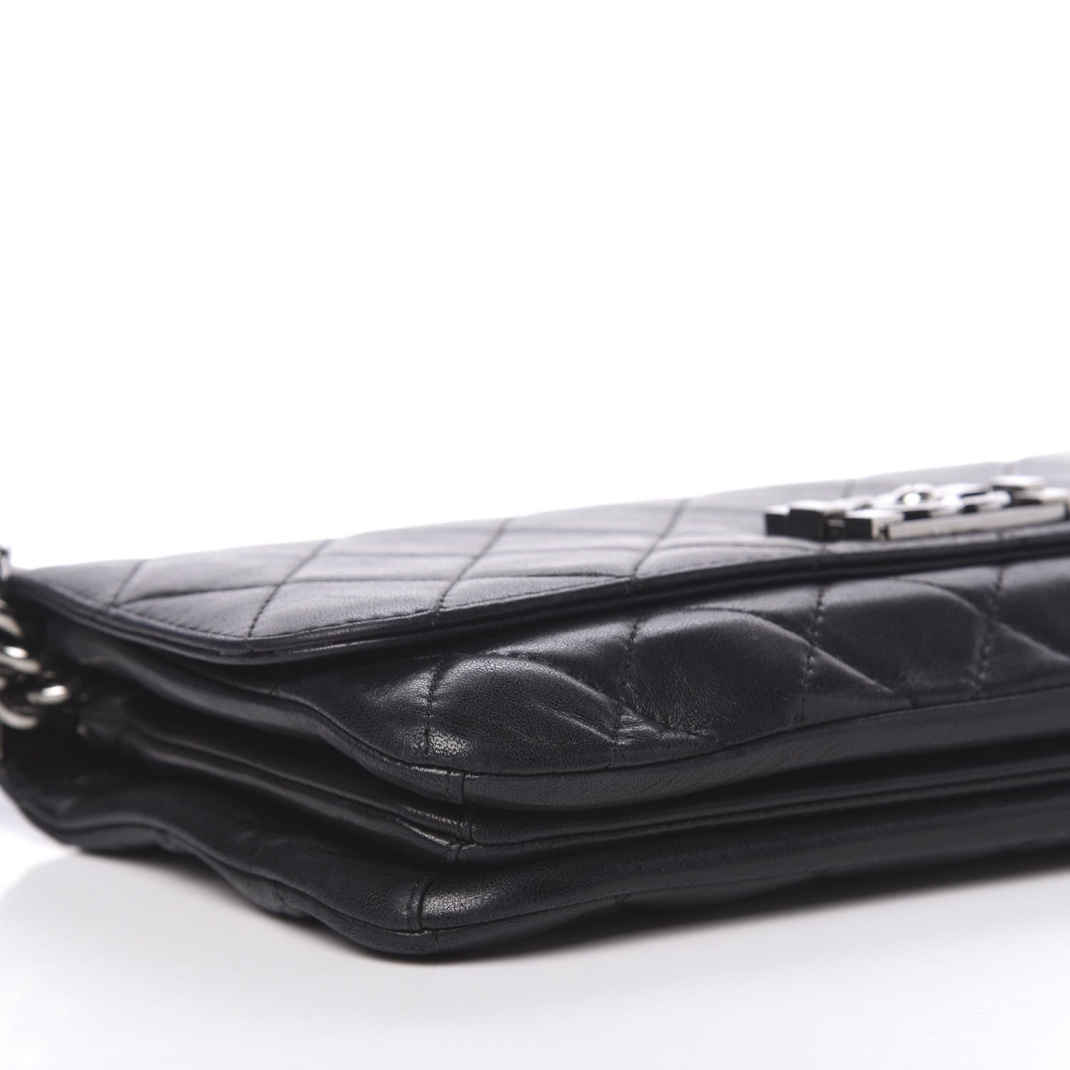 Chanel Lambskin Quilted Soft Boy Flap Black 8 of 14