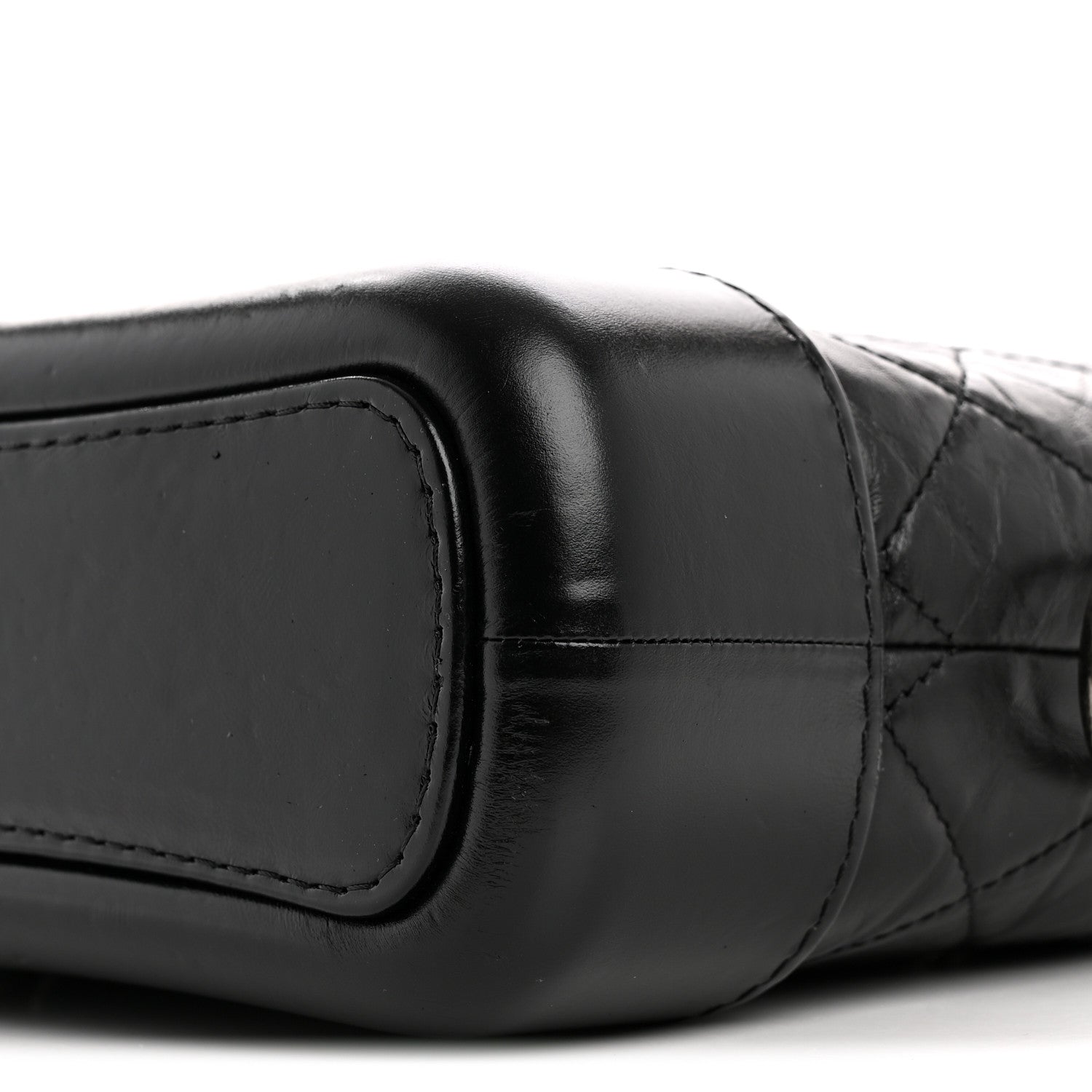 Chanel Aged Calfskin Quilted Small Gabrielle Hobo Black 10 of 13