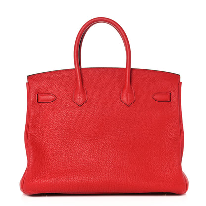 Hermes Togo Birkin 35 Geranium 4 of 37