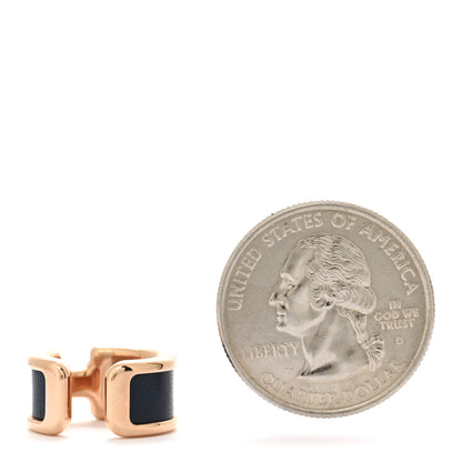 Hermes Box Olympe Ear Cuff PM Bleu De Prusse 2 of 3
