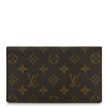 Louis Vuitton Monogram Checkbook Cover Wallet 1 of 8