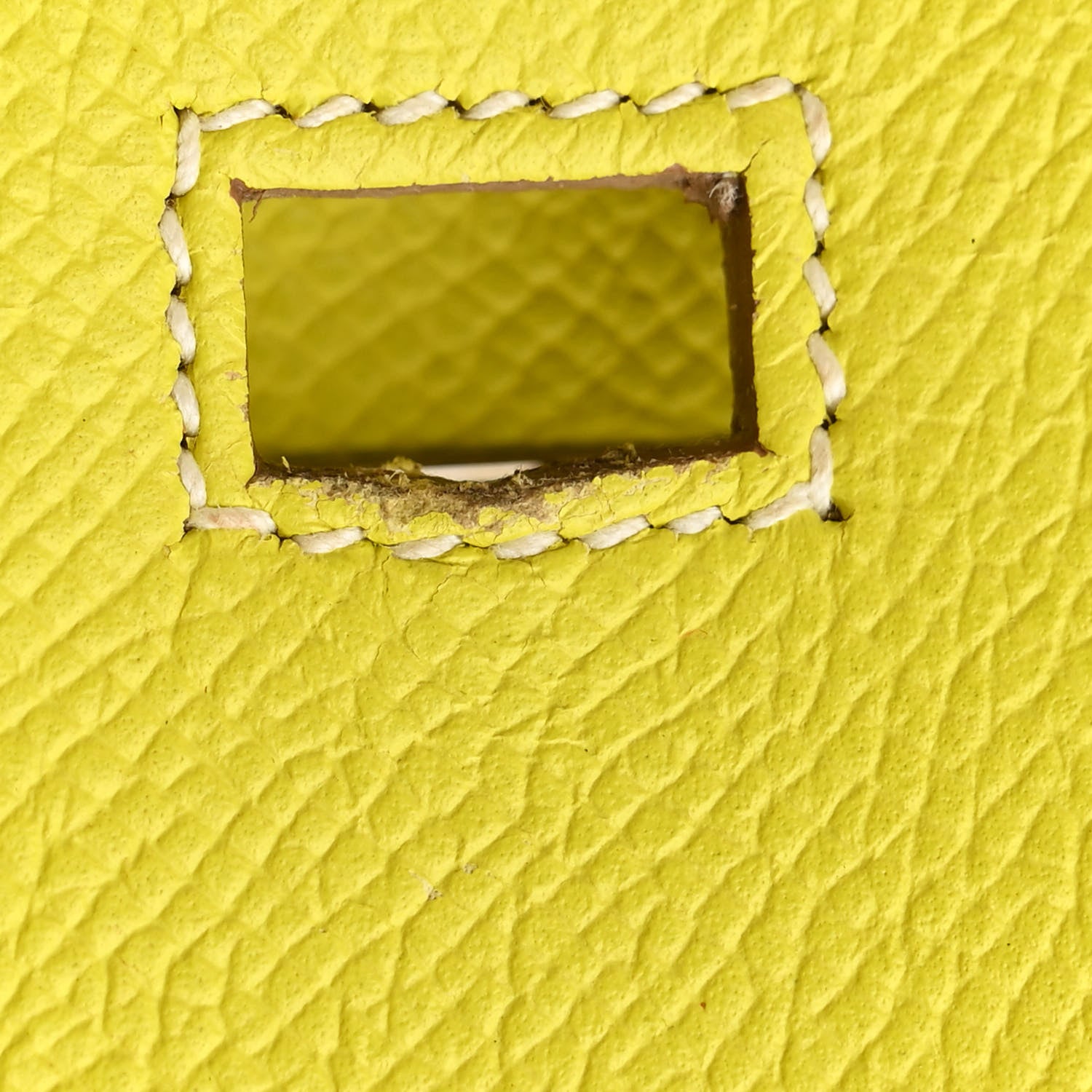 Hermes Epsom Candy Birkin 35 Lime Gris Perle 18 of 18