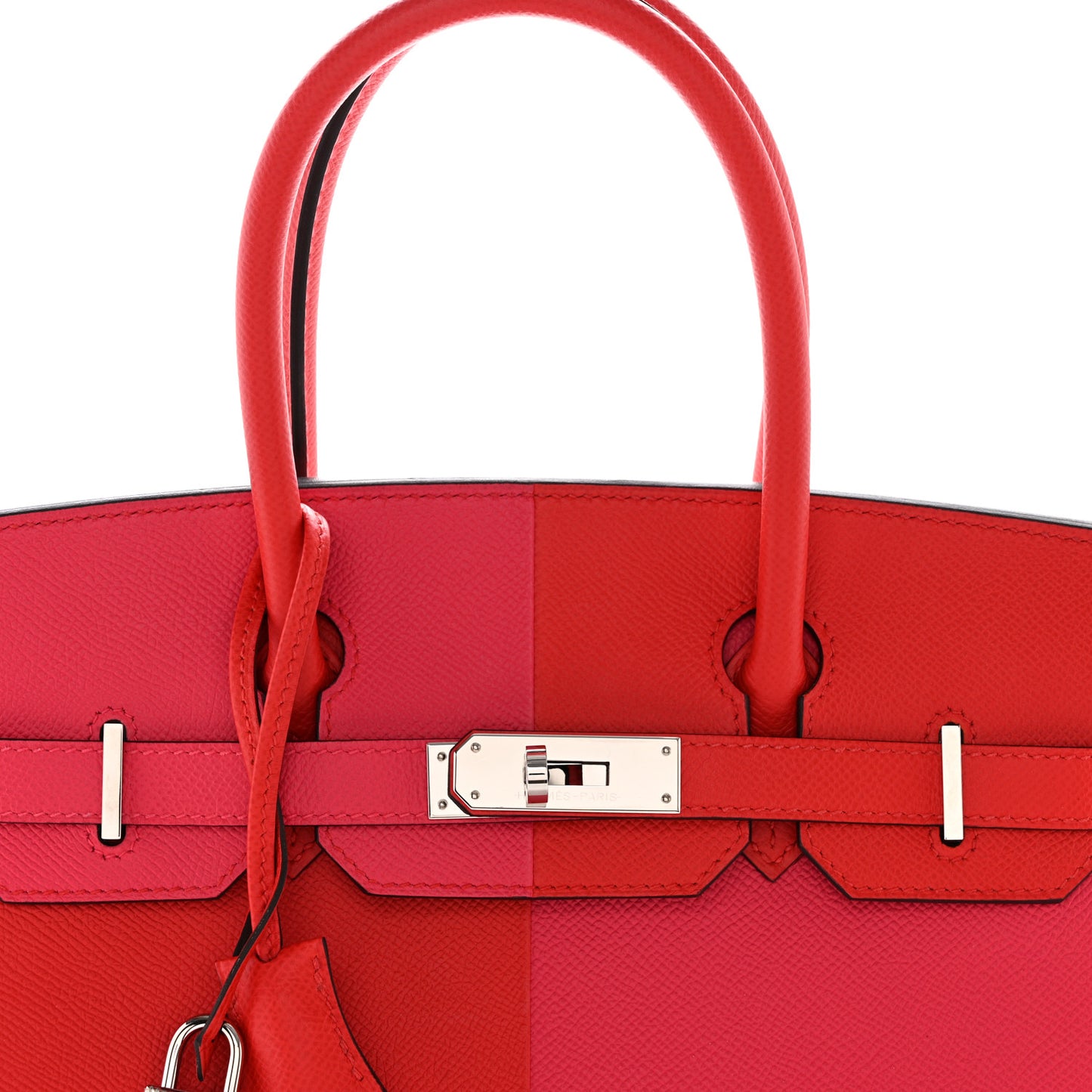 Epsom Casaque Birkin Sellier 30 Rouge Coeur Rose Extreme Bleu Zanzibar