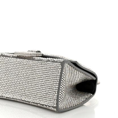 Balenciaga Strass Suede Hourglass Top Handle Bag XS Smoke Grey Crystal 11 of 11