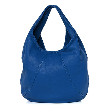 Bottega Veneta Cervo Deerskin Large Hobo Signal Blue 1 of 8
