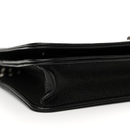 Chanel Caviar Quilted Boy Wallet On Chain WOC Black 10 of 14