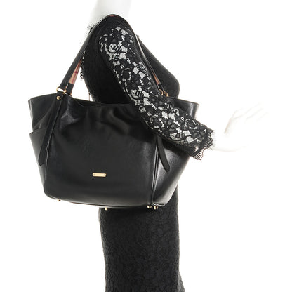 Burberry Lambskin Small Canterbury Tote Black 2 of 9
