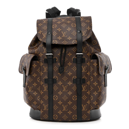 Louis Vuitton Monogram Macassar Christopher PM Backpack 1 of 9