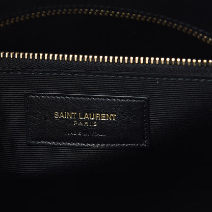 Saint Laurent Calfskin Bi-Color Small Sac De Jour Royal Blue Black 6 of 13