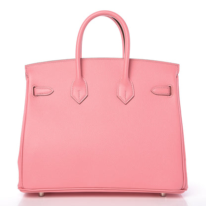 Hermes Epsom Birkin 25 Rose Confetti 4 of 34