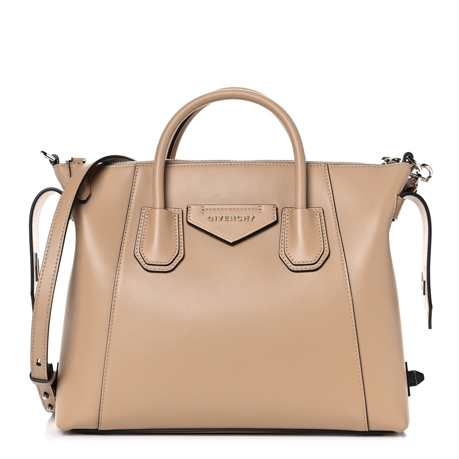 Givenchy Smooth Calfskin Small Soft Antigona Beige Cappuccino 3 of 9