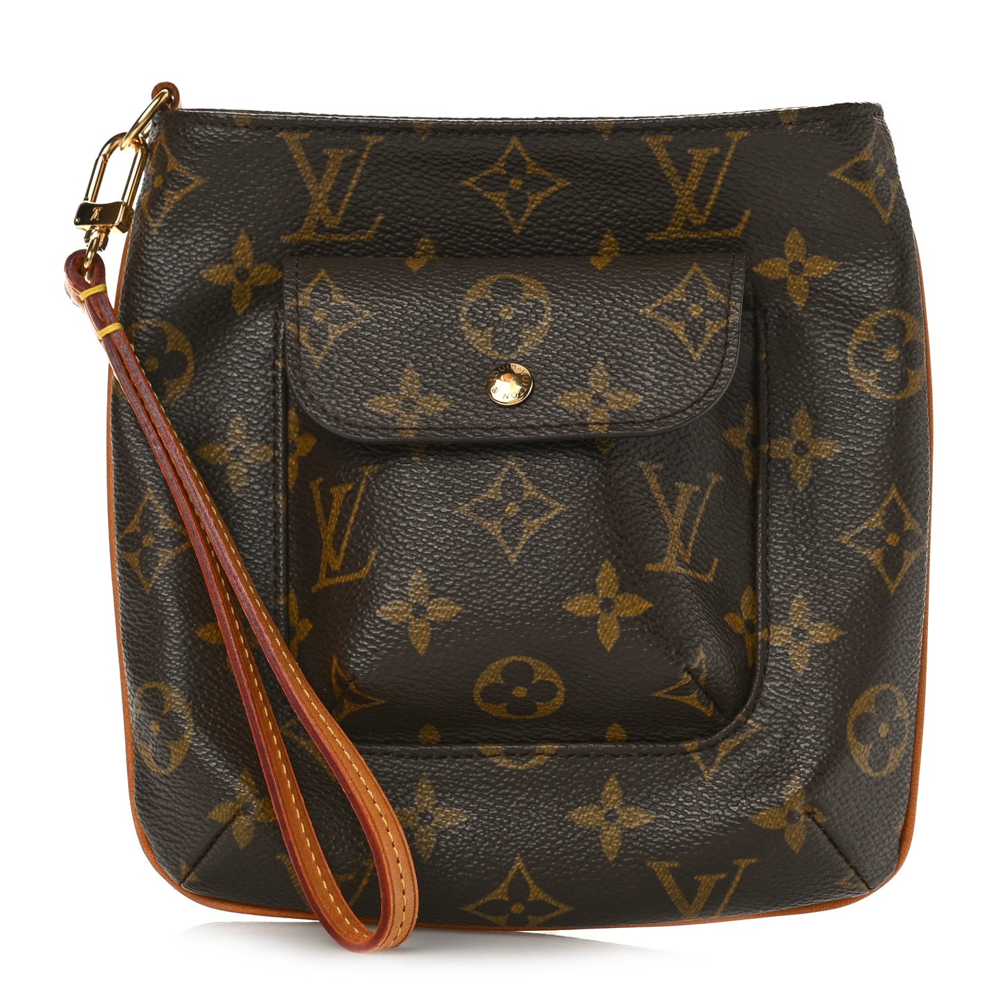 Monogram Partition Wristlet