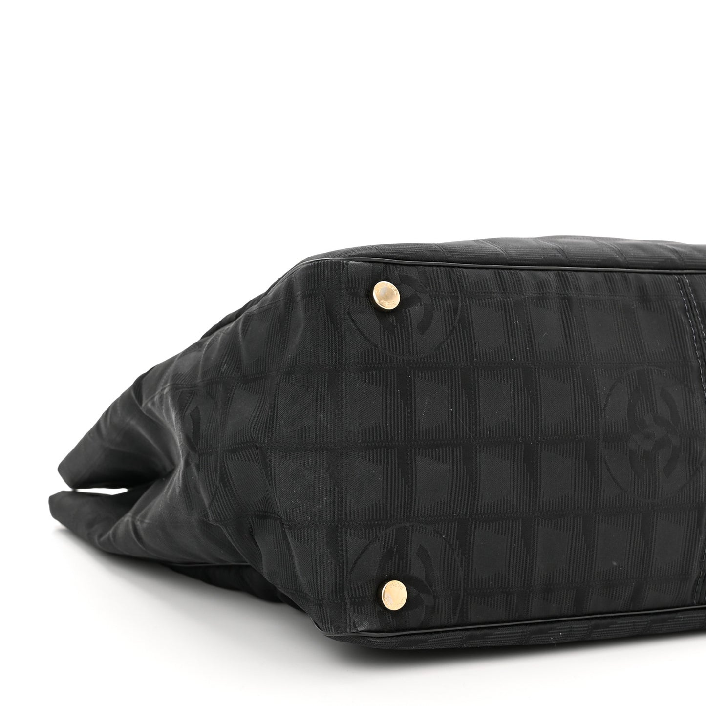 Nylon Medium Travel Tote Black