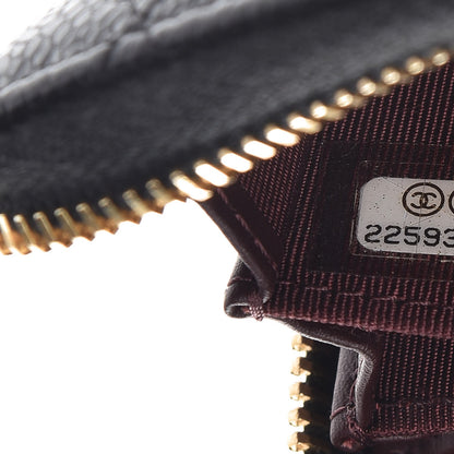 Chanel Caviar Quilted Zip Coin Purse Black 7 of 7