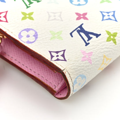 Louis Vuitton Monogram Multicolor Insolite Wallet White Litchi 11 of 13