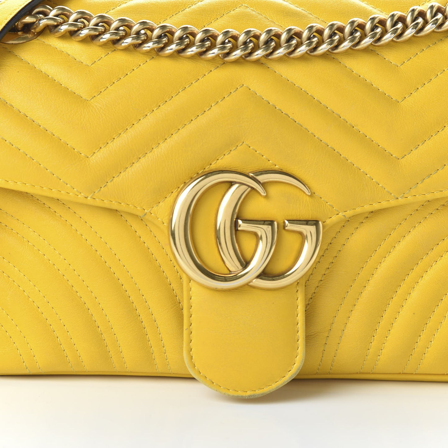 Calfskin Matelasse Small GG Marmont Shoulder Bag Stone Topaz