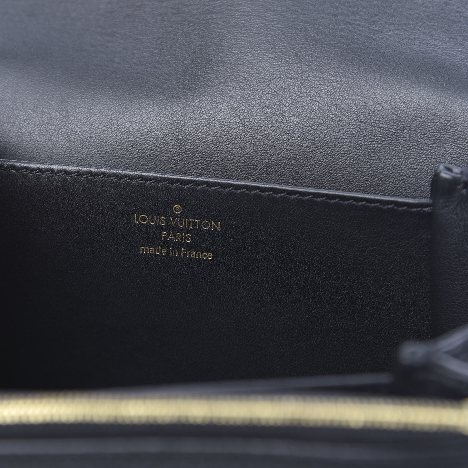 Louis Vuitton Grained Calfskin Vivienne NM Black 6 of 9