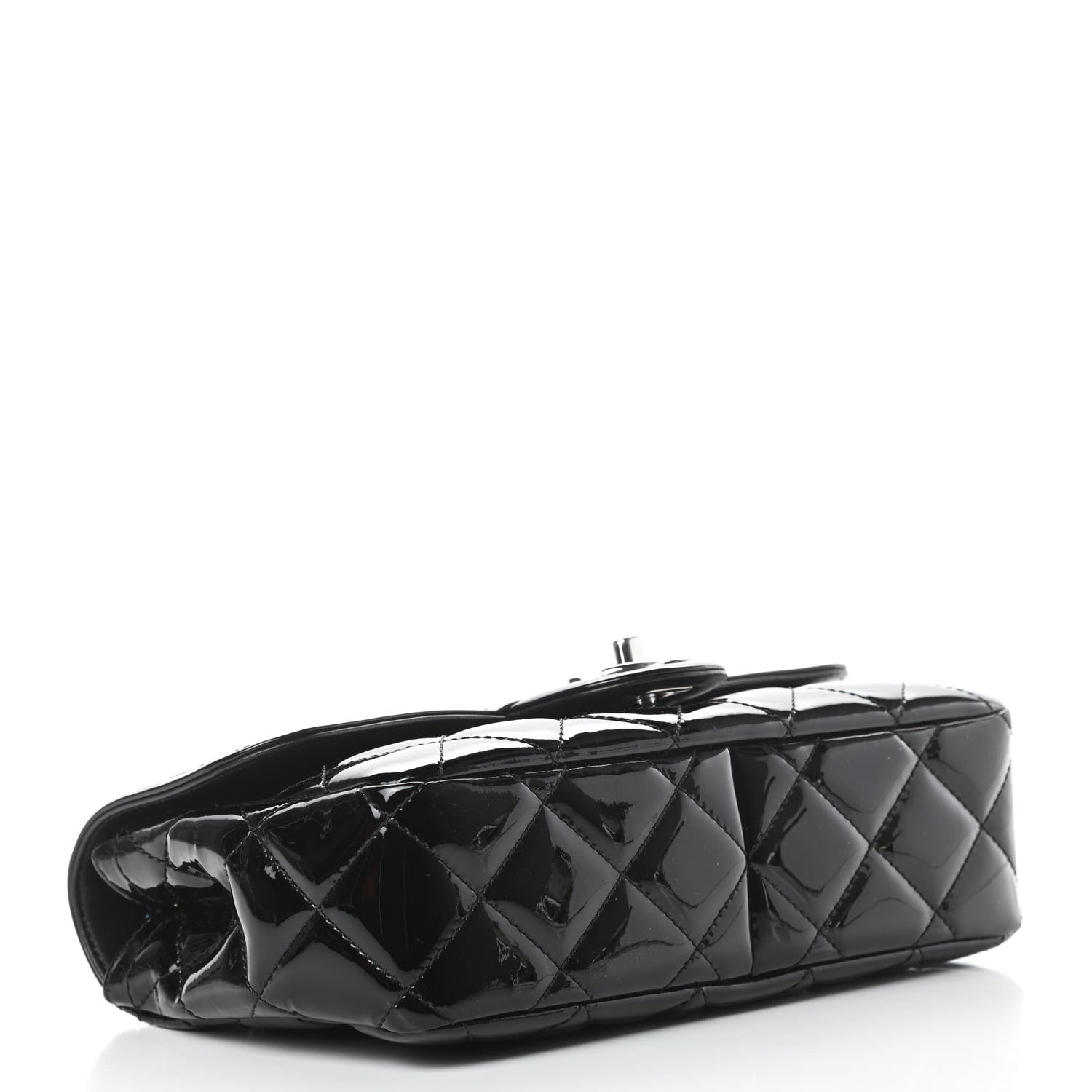 Chanel Patent Quilted Small Coco Shine Flap Black 4 of 10